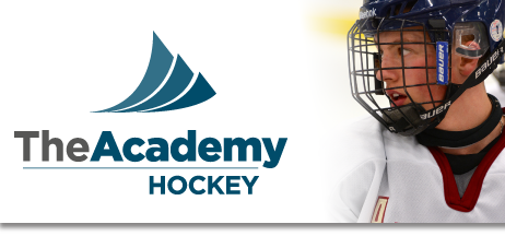 the academy hockey banner